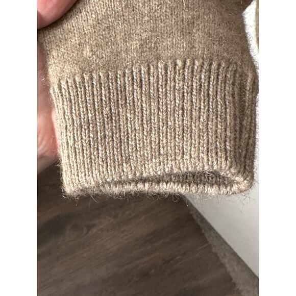 Merino Possum Beige Collared Shirt 60% Merino Wool 40% Possum Fur Men’s XL - Picture 7 of 16